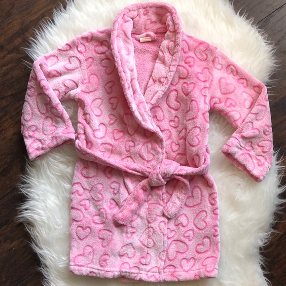 🌷 Girls’ Pink Robe - Picture 1 of 3
